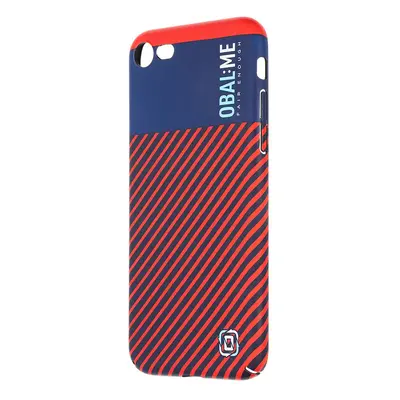 Zadní kryt OBAL:ME Flossy Stripes pro Apple iPhone SE 2020-SE 2022-7-8 Blue/Red