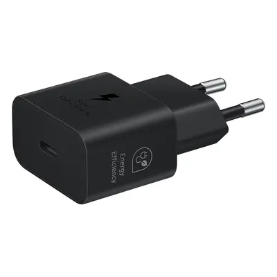 Adaptér EP-T2510EBE Samsung USB-C 25W černý (OOB Bulk)