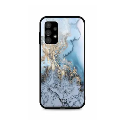 Kryt TopQ LUXURY Samsung A13 pevný Marble Blue 85171