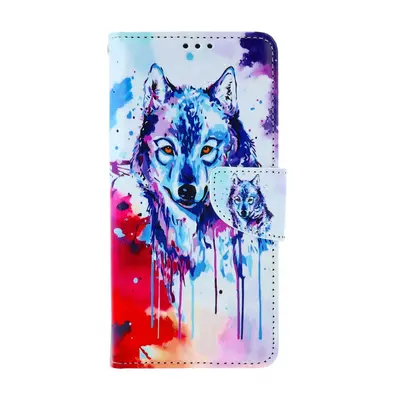 Pouzdro TopQ Xiaomi Redmi Note 13 Pro knížkové Kresba vlka 130187