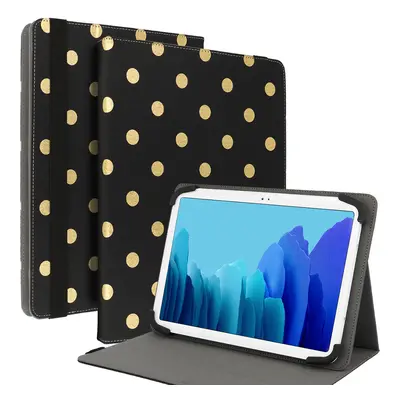 Pouzdro na tablet Wonder Canvas 13", gold dots