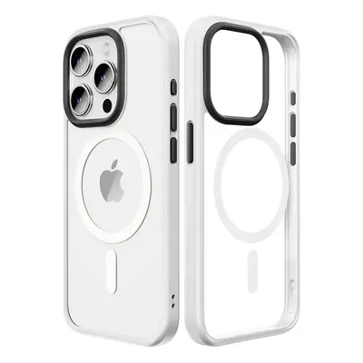 Zadní kryt Rock Guard Series Magnetic pro iPhone 15 clear-white