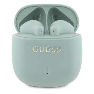 Bezdrátová sluchátka Guess Printed Classic Logo TWS Green