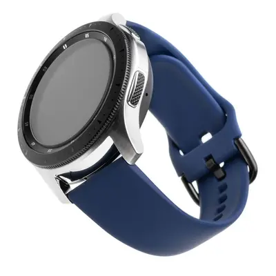 Silikonový řemínek FIXED Silicone Strap s Quick Release 22mm pro smartwatch, modrý