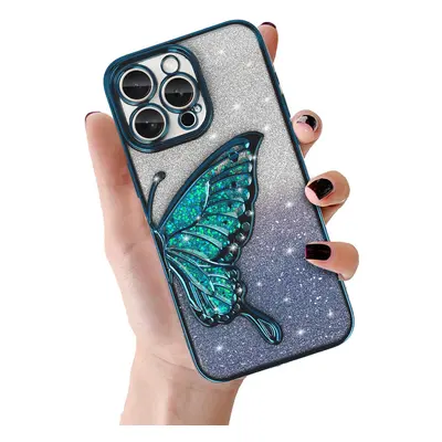 Zadní kryt Tel Protect Butterfly Water pro iPhone 13 Pro Max modrý