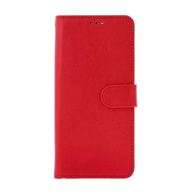 Pouzdro TopQ Xiaomi Redmi 13C knížkové červené s přezkou 130617