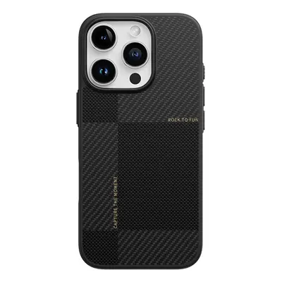 Zadní kryt Rock Ultra Thin Aramid Fiber Kevlar 600D pro iPhone 16 Pro černý