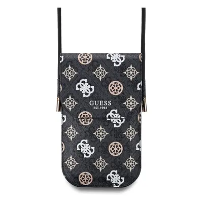 Kabelka na mobil Guess PU 4G Peony Multicolor Black