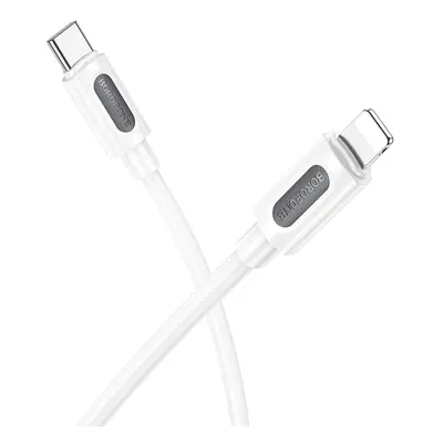 Datový kabel Borofone BX114 Structure USB-C - Lightning PD 27W 1m bílý