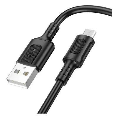 Kabel Borofone BX111 Feliz - USB na Micro USB - 2,4A 1 metr černý