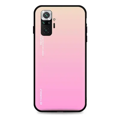 Kryt TopQ LUXURY Xiaomi Redmi Note 10 Pro pevný duhový meruňkový 58032