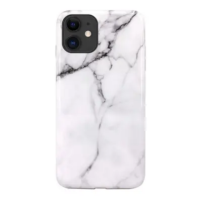 Kryt TopQ iPhone 11 silikon Mramor bílý 54082