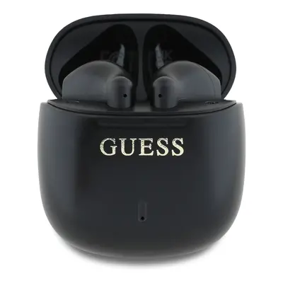 Bezdrátová sluchátka Guess Printed Classic Logo TWS Black