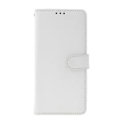 Pouzdro TopQ Xiaomi Redmi Note 13 Pro knížkové bílé s přezkou 130191