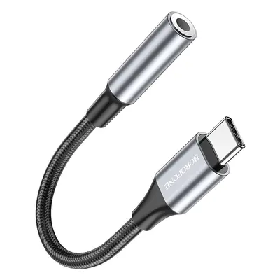 Adaptér Borofone BV16 USB-C - 3.5mm konektor černý