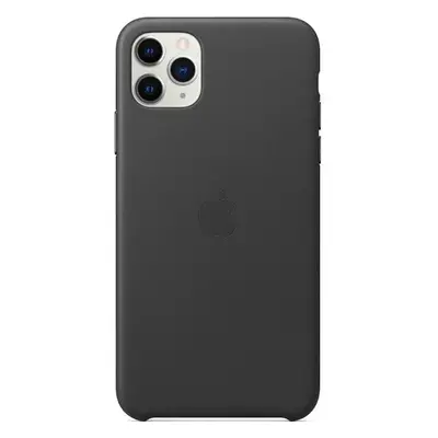 MX0E2ZM/A Apple Kožený Kryt pro iPhone 11 Pro Max Black