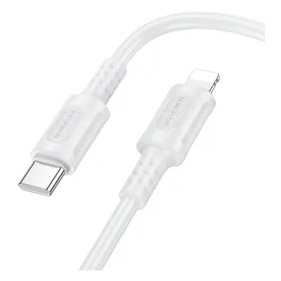 Kabel Borofone BX111 Feliz - Type C to Lightning - PD 27W 1 metr bílý