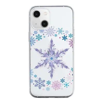 Kryt TopQ iPhone 13 silikon Snowflake 64633