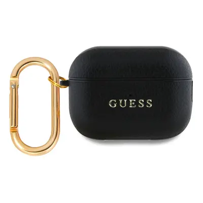 Pouzdro Guess PU Grained Classic Logo pro AirPods Pro 2 Black