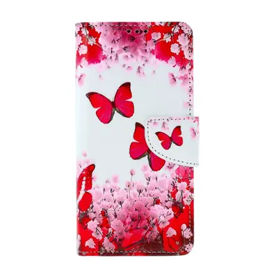 Pouzdro TopQ Xiaomi Redmi Note 13 Pro knížkové Růžoví motýlci 130189