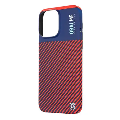 Zadní kryt OBAL:ME Flossy Stripes pro Apple iPhone 15 Pro Max Blue/Red