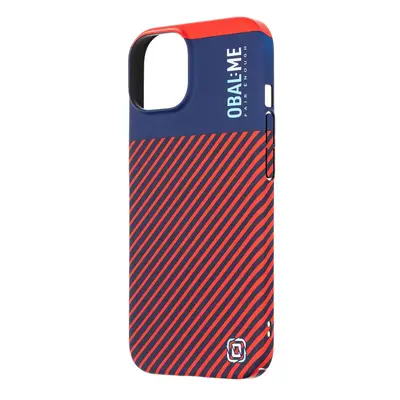 Zadní kryt OBAL:ME Flossy Stripes pro Apple iPhone 15 Blue/Red