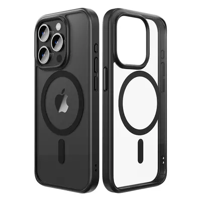 Zadní kryt Rock Guard Series Magnetic pro iPhone 15 Plus clear-black