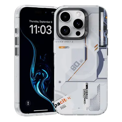 Zadní kryt Benks Magnetic Mecha pro iPhone 16 Pro bílý