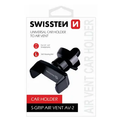 Držák do auta na větrací mřížku Swissten S-Grip AV-2 černý 28300