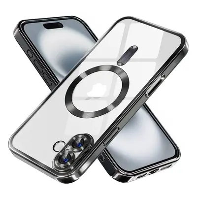 Kryt Techsuit Luxury Crystal MagSafe iPhone 16 černý 132918