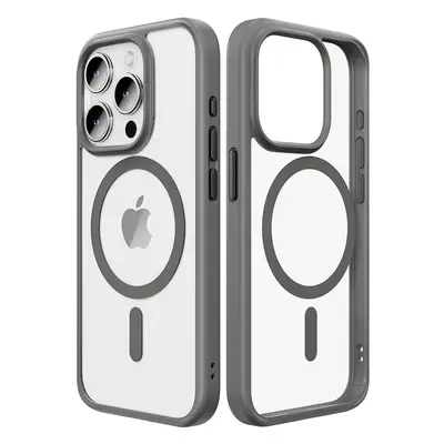 Zadní kryt Rock Guard Series Magnetic pro iPhone 15 Pro Max clear-grey