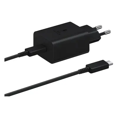 EP-T4510XBE Samsung Super Fast Charging 45W USB-C Cestovní nabíječka Black + USB-C Datový Kabel