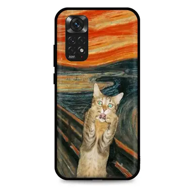 Kryt TopQ Xiaomi Redmi Note 11 silikon Scared Cat 67374