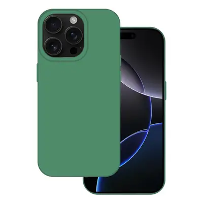 Zadní kryt Tel Protect Silicone Premium pro iPhone 16 Pro Max dark green