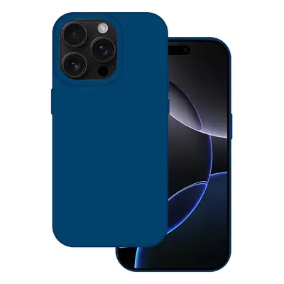 Zadní kryt Tel Protect Silicone Premium pro iPhone 16 Pro Max navy