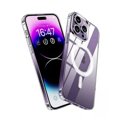 Kryt TopQ Clear Magnetic iPhone 16 Pro Max pevný průhledný 128066