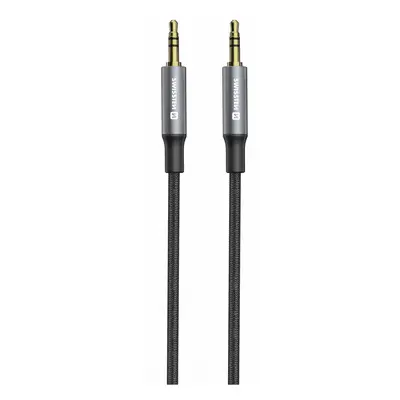 Audio kabel Swissten 3,5mm jack - 3,5mm jack 1,5 m černý