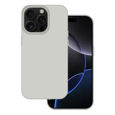 Zadní kryt Tel Protect Silicone Premium pro iPhone 16 Pro titanium