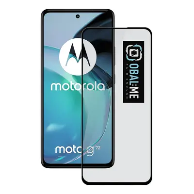 OBAL:ME 5D Tvrzené Sklo pro Motorola Moto G72 Black