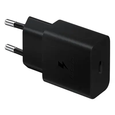 EP-T1510EBE Samsung USB-C 15W Cestovní nabíječka Black (OOB Bulk)