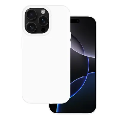 Zadní kryt Tel Protect Silicone Premium pro iPhone 16 Pro Max white