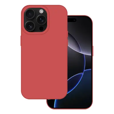 Zadní kryt Tel Protect Silicone Premium pro iPhone 16 coral