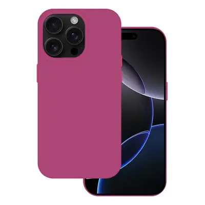 Zadní kryt Tel Protect Silicone Premium pro iPhone 16 raspberry