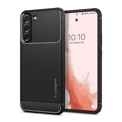 Pouzdro SPIGEN Rugged Armor ACS03986 pro Samsung Galaxy S22 - matně černé