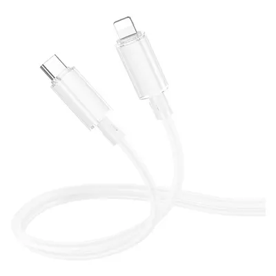 Datový kabel Borofone BX112 Lemon USB-C - Lightning - PD 27W 1m bílý