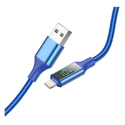 Kabel Borofone BU32 Exclusive - USB na Lightning - 2,4A 1,2 metru modrý