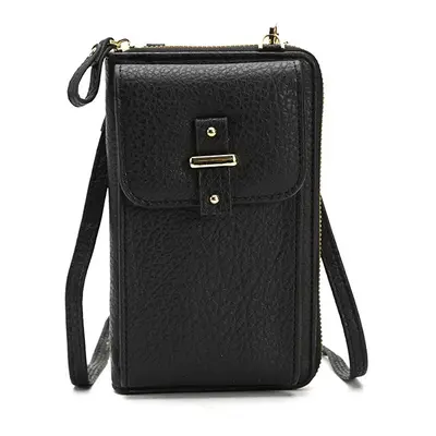 Kabelka TopQ Crossbody na mobil s popruhem černá 125829