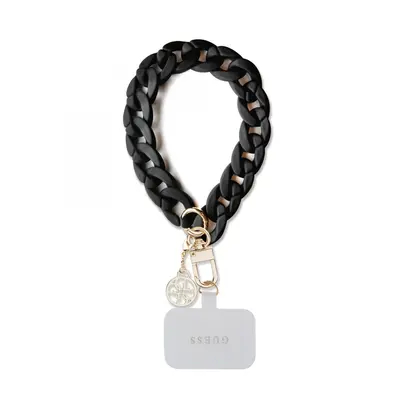 Univerzální Popruh na ruku Guess 4G Charm Black