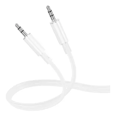 Kabel Borofone BL21 Lemon jack 3,5 mm - jack 3,5 mm 1m bílý