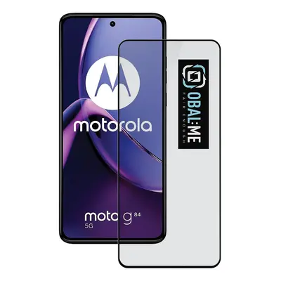 OBAL:ME 5D Tvrzené Sklo pro Motorola Moto G84 5G Black